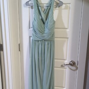 Elegant Seafoam Maxi Dress